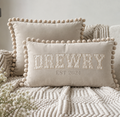 The Wedding Dress Keepsake Pom Pom Velvet Cushion - 2 sizes