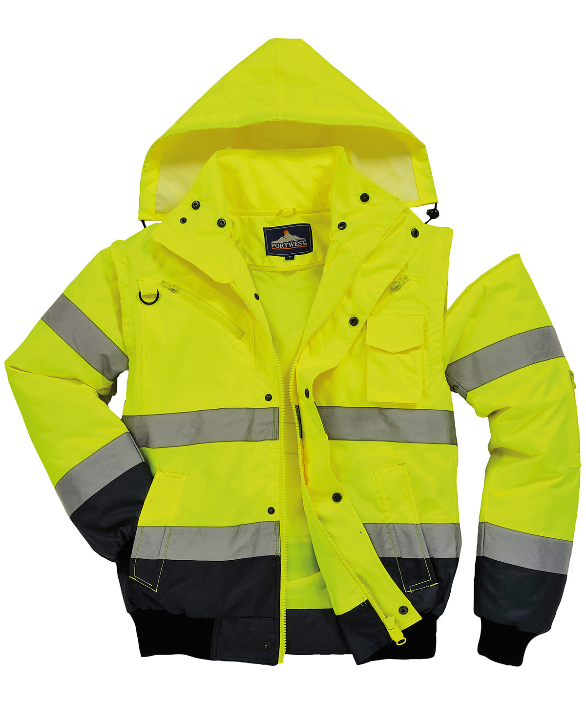 Hi-Vis Contrast Bomber Jacket (C465)