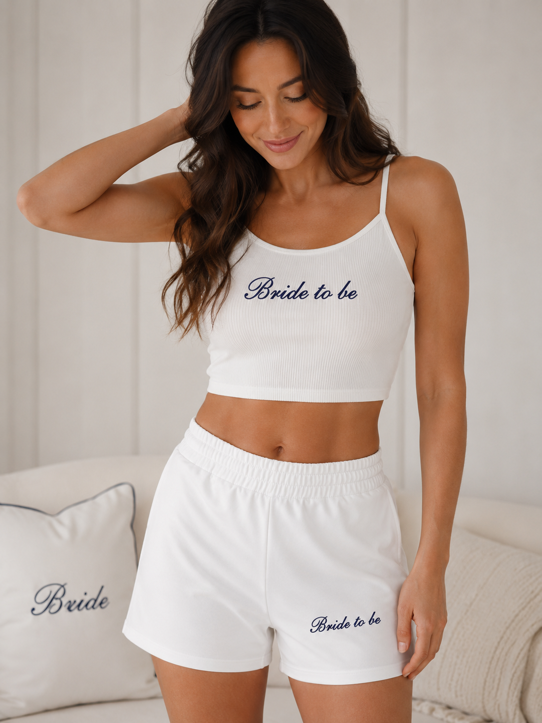 Bougie Bride - Luxury Personalised Cropped Tee