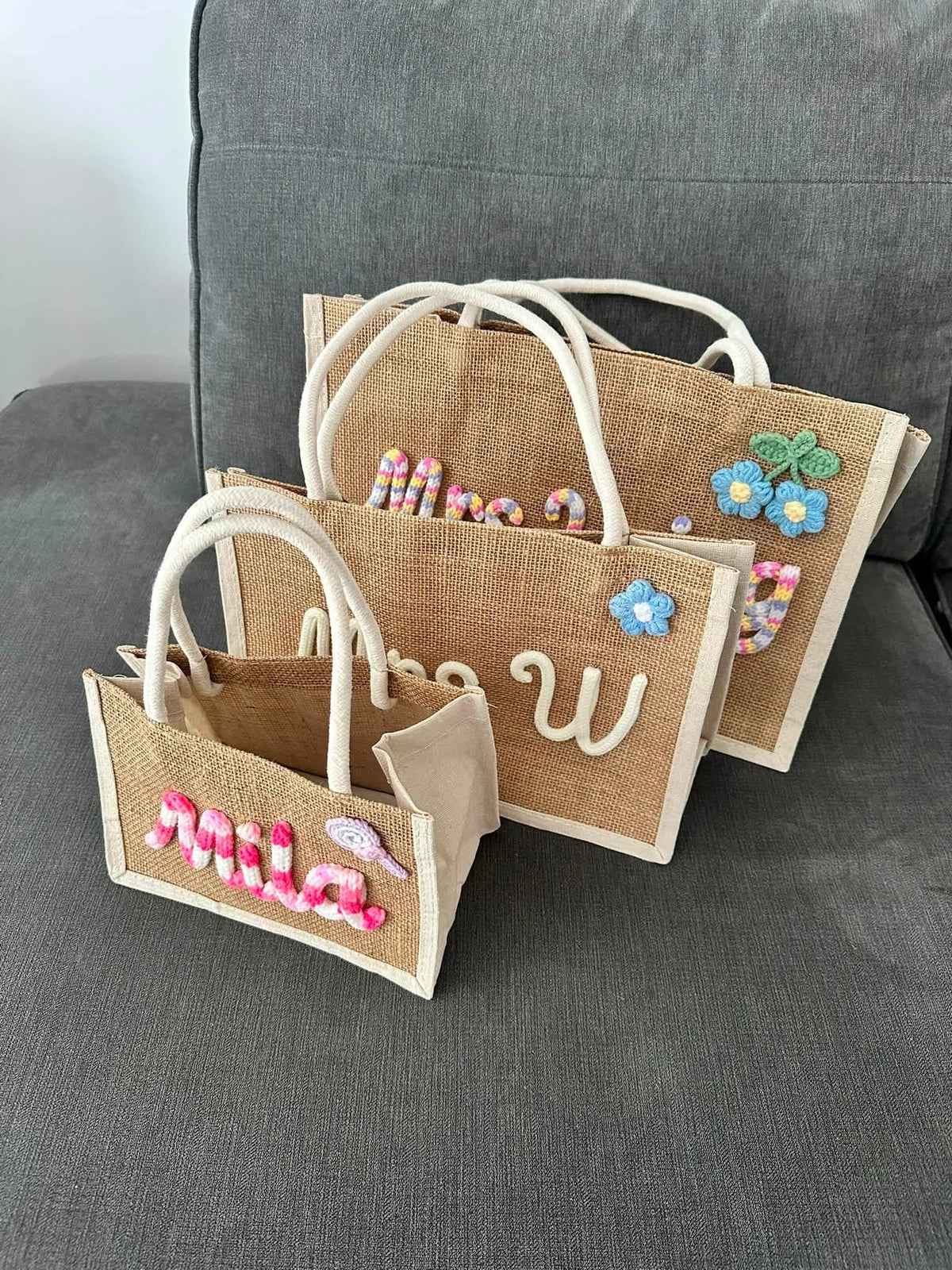 The Personalised Jute Tote Bag