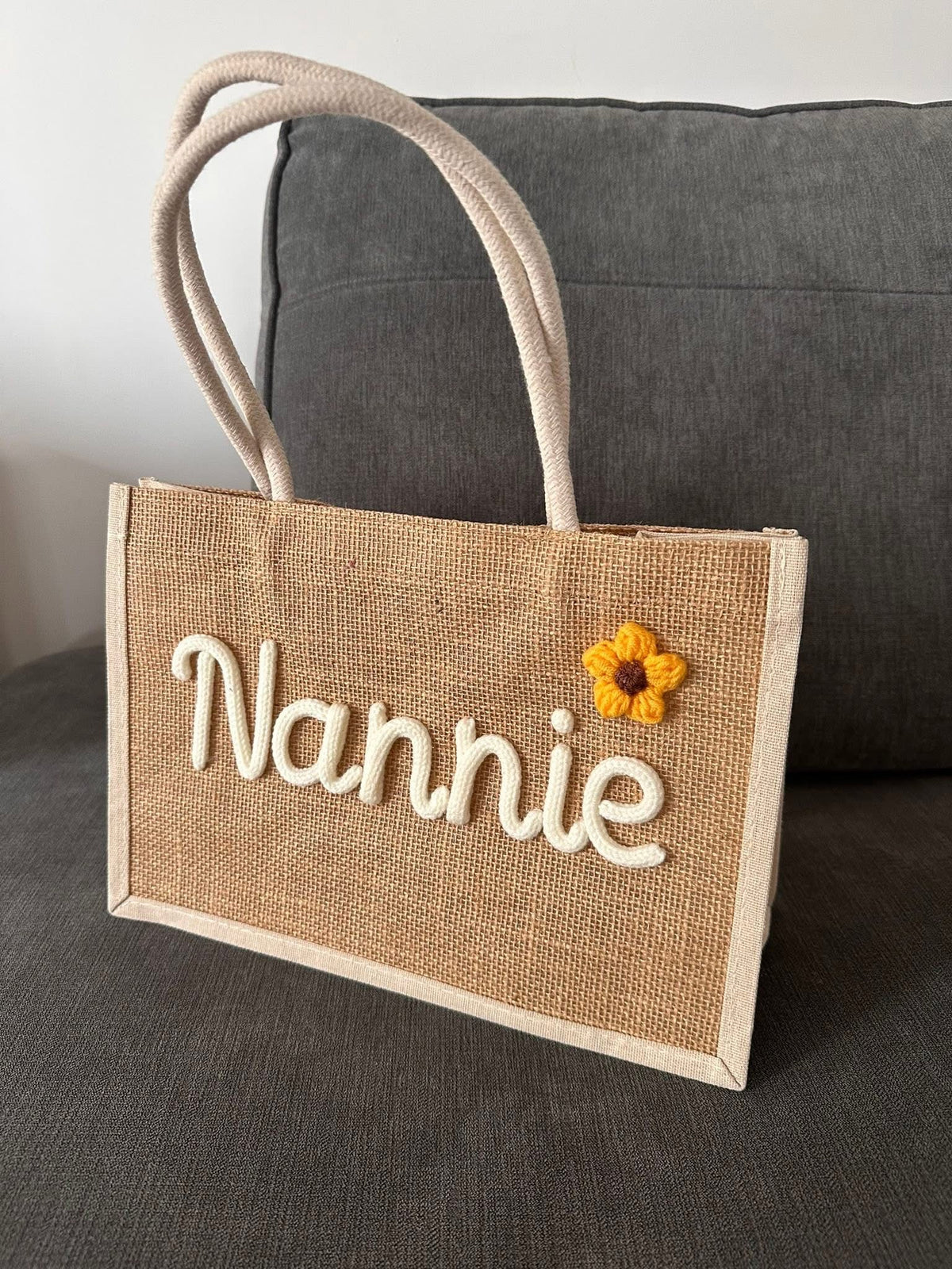 The Personalised Jute Tote Bag