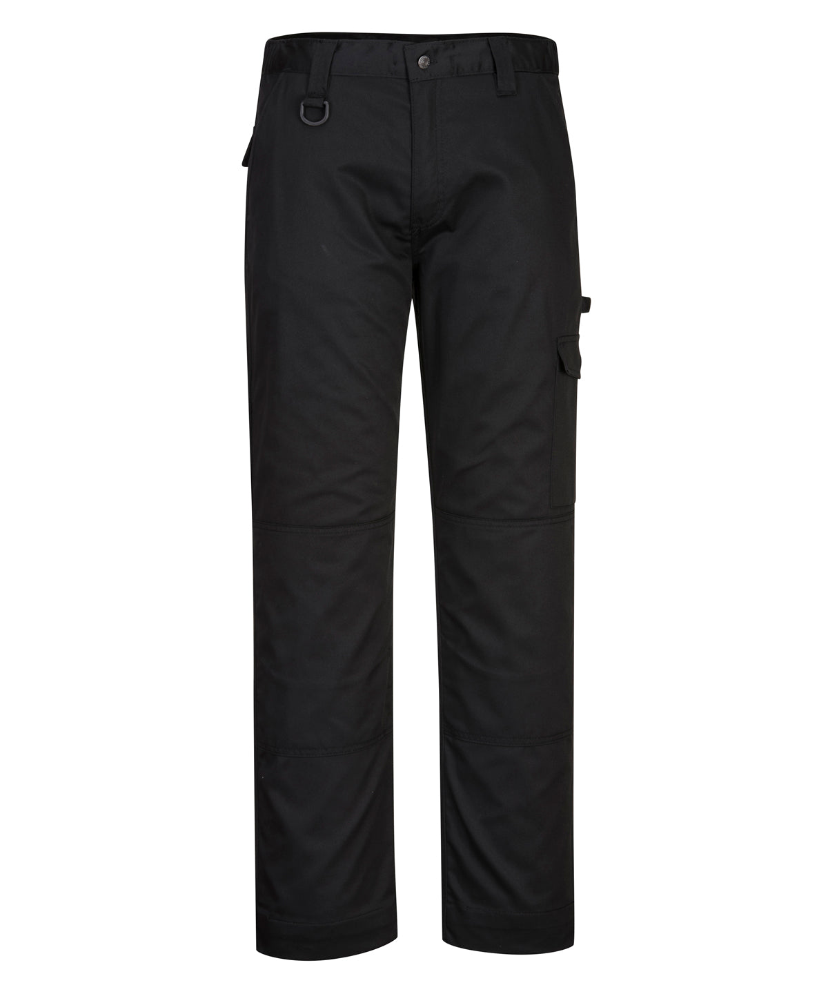 Black pants on a white background