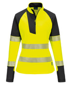 Women’s PW3 Hi-vis ¼-zip sweatshirt (T173)
