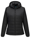 Women’s professional hooded insulated baffle jacket (S613)